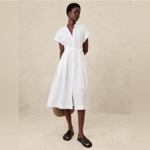 Banana Republic White Shirt Dress